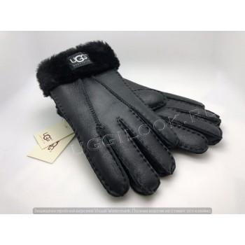 Перчатки женские кожаные UGG Ladies Gloves Черные