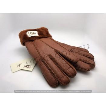 Перчатки женские кожаные UGG Ladies Gloves Терракотовые