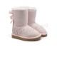 Bailey Bow II Boot for Kids Pink