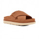  UGG Goldenstar Cross Slide Chestnut