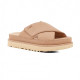  UGG Goldenstar Cross Slide Driftwood