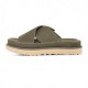  UGG Goldenstar Cross Slide Moss Green