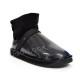 Classic Clear Quilty Boots Mini Black