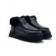 Funkette Platform Boots Leather Black
