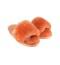 Женские меховые тапочки Fluff Slides Оранжевые