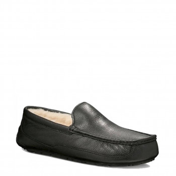 Мужские UGG Ascot Leather Black