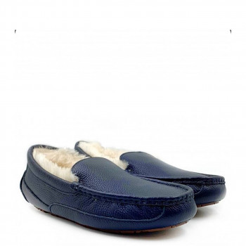 Мужские UGG Mens Leather Navy