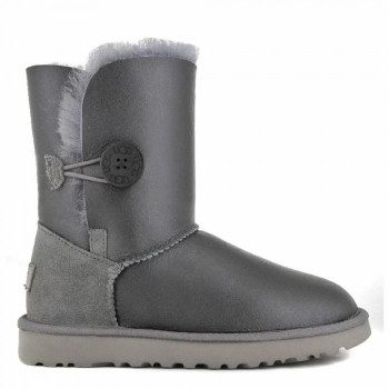 UGG Bailey Button Metallic Grey