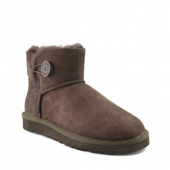 UGG Mini Bailey Button II Chocolate