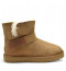 UGG Mini Bailey Graphic Logo Sued Chestnut