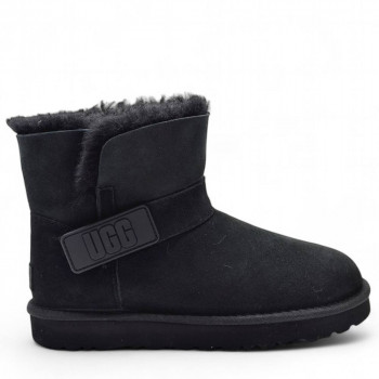 UGG Mini Bailey Graphic Logo Sued Черный