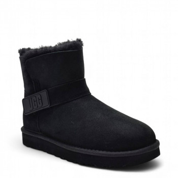 UGG Mini Bailey Graphic Logo Sued Черный