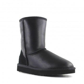 Женские UGG Classic Short Metallic Black