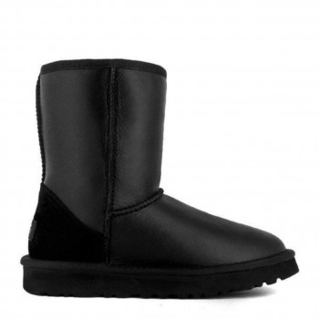 Женские UGG Classic Short Metallic Black