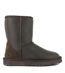 Мужские UGG Classic Short Metallic Chocolate