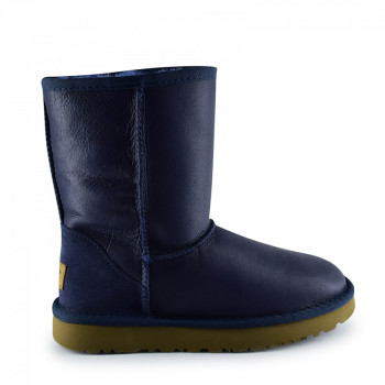 Мужские UGG Classic Short Metallic Navy