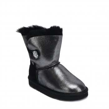 Детские UGG Bailey Button I Do Black