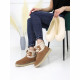 UGG Classic Mini Lace-up Weather Chestnut / Whitecap Grey