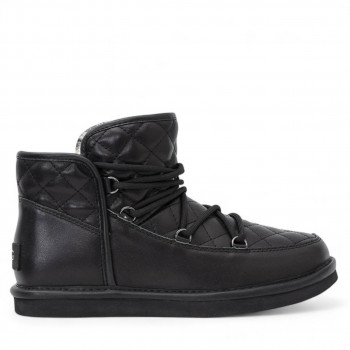 UGG Lodge Mini Leather Black