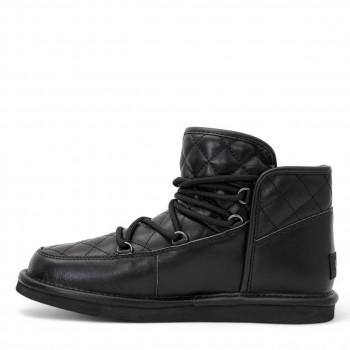 UGG Lodge Mini Leather Black