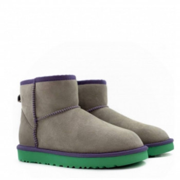 Женские UGG Classic Mini II Grey Aqua