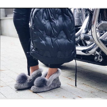 Женские UGG Alena Pom Pom Grey