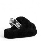 UGG Fluff Yeah Slide Black