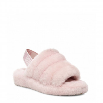 Женские тапочки UGG Fluff Yeah Slide Розовые