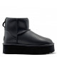 Mini Platform Leather Black