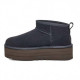 Ultra Mini Platform Burnt Navy