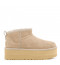 Женские UGG Ultra Mini Platform Бежевые