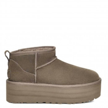 Женские UGG Ultra Mini Platform Серый-Коричневый