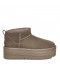 Женские UGG Ultra Mini Platform Серый-Коричневый