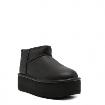 Женские UGG Ultra Mini Platform Кожаные Черные