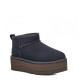 Ultra Mini Platform Burnt Navy