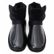 Classic Clear Quilty Boots Mini Black