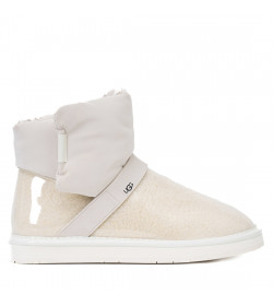 Classic Clear Quilty Boots Mini White силиконовые