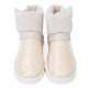 Classic Clear Quilty Boots Mini White