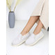 Stitch Slip On Beige