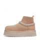 UGG Tazz Platform Knit Sand