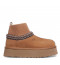 Женские UGG Tazz Platform Knit Chestnut