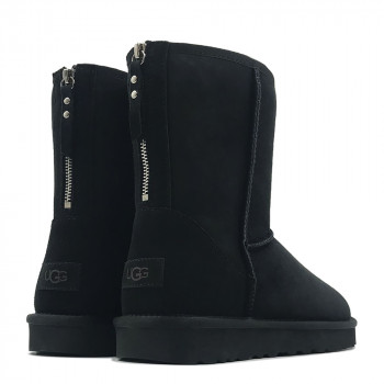 Мужские UGG Classic Short Zip Black