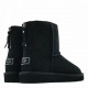 Mini Zip Boot Black