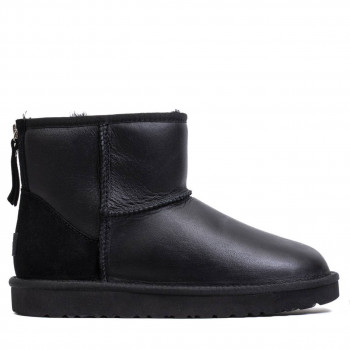 Мужские UGG Classic Mini Zip Metallic Black