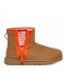 Женские UGG Classic Mini Zipper Tape Logo Рыжие