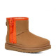 UGG Mini Zipper Tape Logo Chestnut