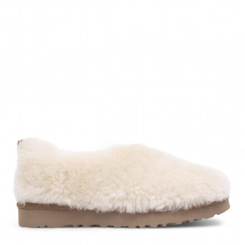 Слиперы UGG Hailey Fluff Slippers Natural