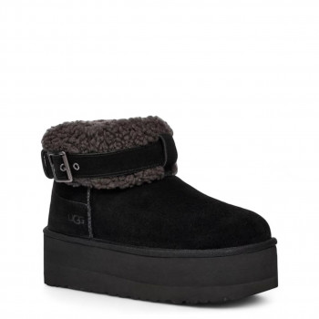  Женские UGG Ultra Mini Belted Roller Черные