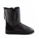 UGG Zip Short Metallic Black